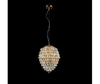 Подвесной светильник Crystal Lux Charme CHARME SP4 GOLD/TRANSPARENT