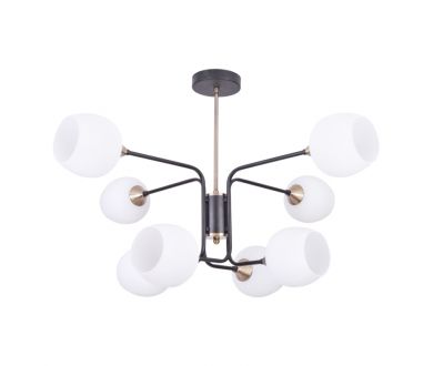 Купить Люстра на штанге Arte Lamp Skat A3564PL-8BK Люстра на штанге Arte Lamp Skat A3564PL-8BK