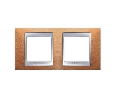 Рамка 2-постовая Schneider Electric Unica Top MGU66.004.0M2