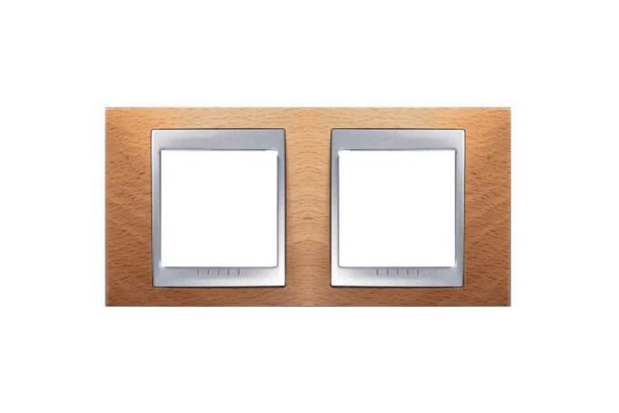 Рамка 2-постовая Schneider Electric Unica Top MGU66.004.0M2