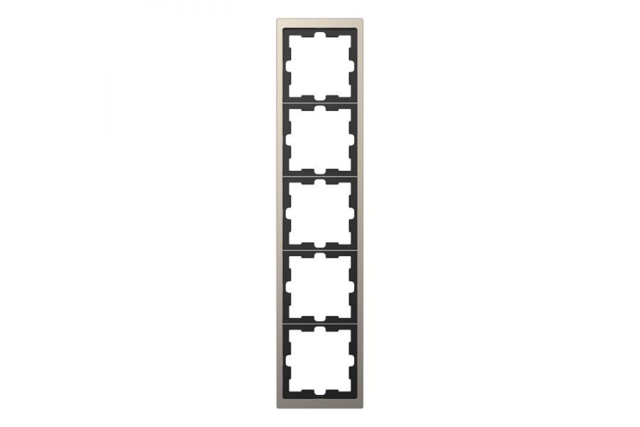 Рамка 5-постовая Schneider Electric Merten D-Life MTN4050-6550