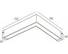 Трековый светодиодный светильник Denkirs Smart Linear DK8014-BK