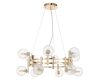 Подвесная люстра Crystal Lux LUXURY SP12 GOLD