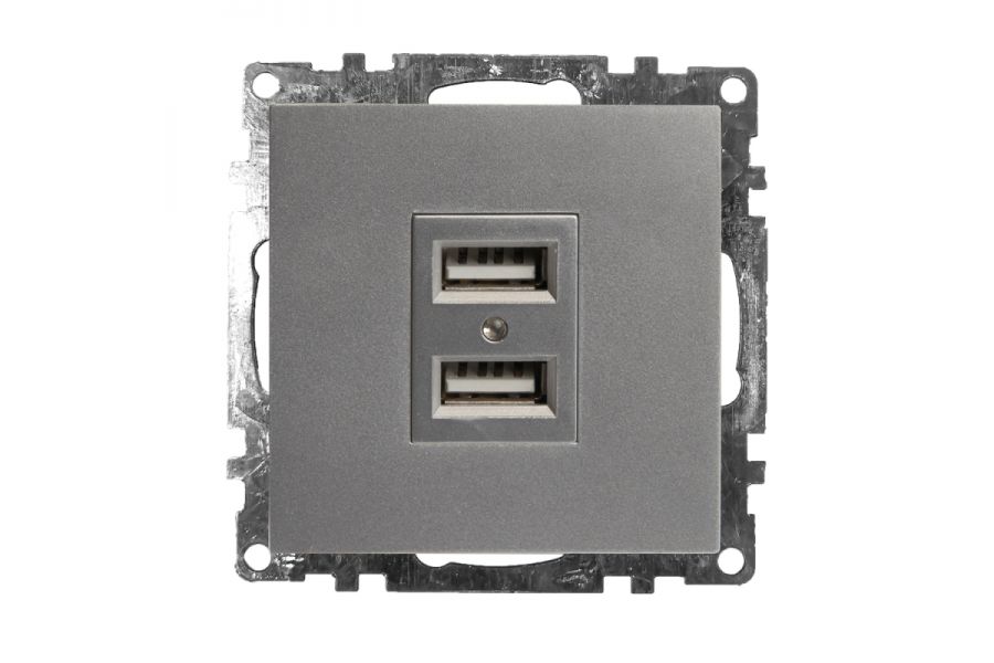 Розетка USB 2-местная Stekker Катрин 39588
