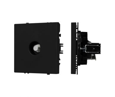 Механизм спутниковой розетки Arlight SCT-NOBE-MST1-SFPL-BK (SAT) (Черный оникс) 054297