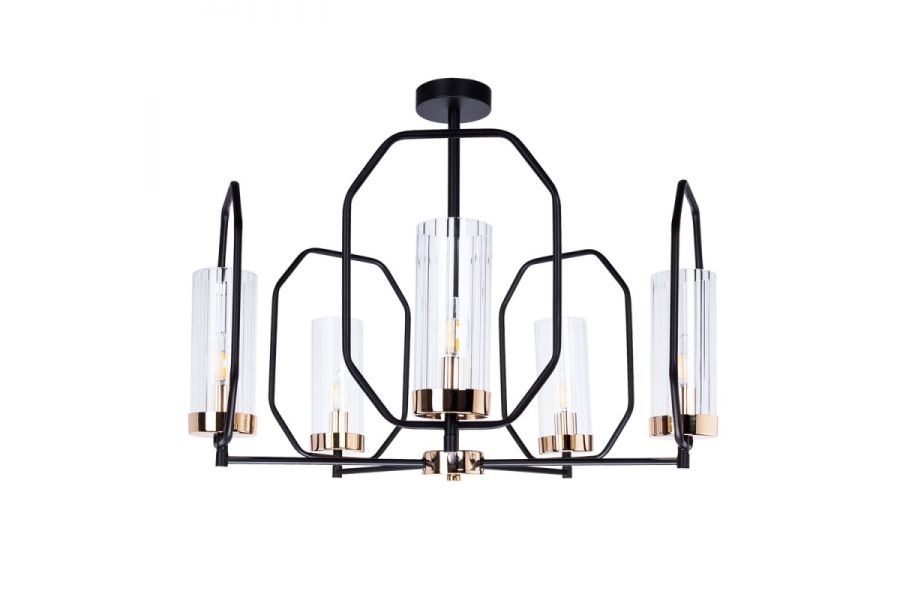 Потолочная люстра Arte Lamp Celaeno A7004PL-5BK