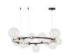 Подвесная люстра Lumina Deco LDP 7033-15 BK+CL
