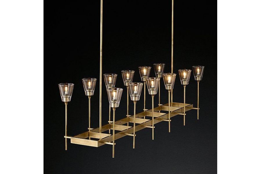 Подвесная люстра ImperiumLoft RH Torche De Verre 74929-22