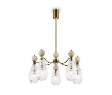 Люстра на штанге Ambrella Light High Light Ceramo Modern LH53286