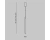 Подвесной светодиодный светильник Maytoni Technical Ray P022PL-L10MG3K