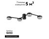 Потолочная люстра Lumion Sanata 8187/4C