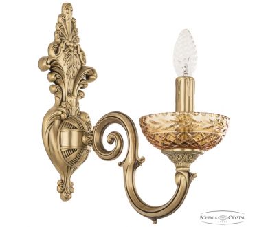 Бра Bohemia Ivele Crystal Verona 7203B14/1/175 FP P Amber/M-1F