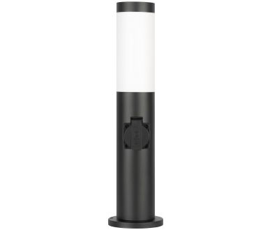 Ландшафтный светильник ЭРА Беллона GBF-103-1-BL-0450 230В Е27 IP54 черный с розеткой Б0071047