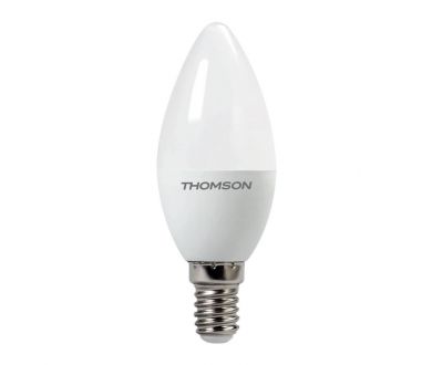 Купить Лампа светодиодная Thomson E14 8W 3000K свеча матовая TH-B2015 Лампа светодиодная Thomson E14 8W 3000K свеча матовая TH-B2015