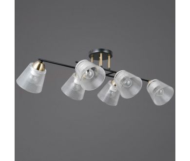 Потолочная люстра Illumico IL0845-6CSQ-25BKAB ELITE