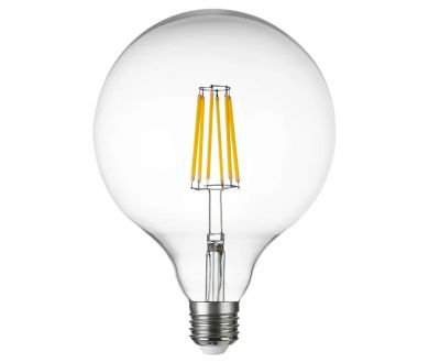 Лампа светодиодная филаментная Lightstar LED Filament E27 10W 3000K груша прозрачная 933202