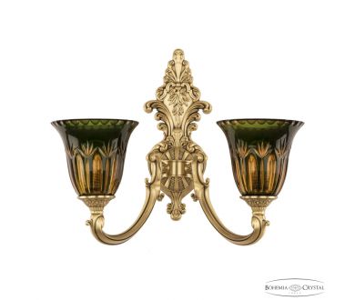 Бра Bohemia Ivele Crystal Verona 7209B15/2/175 FP P2 U Amber-Green/H-1I