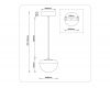 Подвесной светильник Ambrella Light High Light Modern LH12001