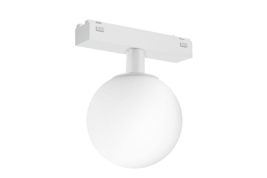 Трековый магнитный светильник Arlight MAG-VIBE-SFERO-R120-6W Warm3000 (WH, 235 deg, 48V) 044458