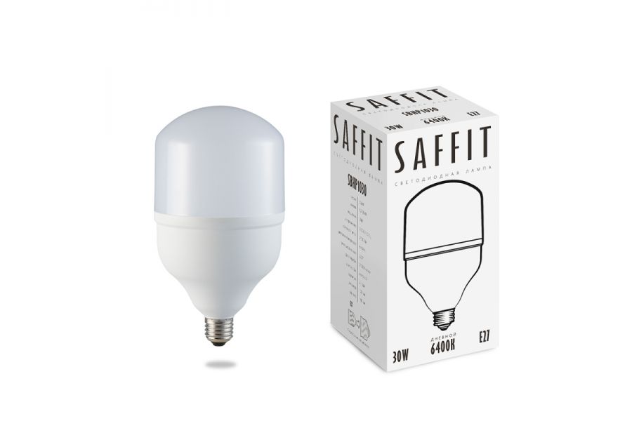 Лампа светодиодная Saffit SBHP1030 E27 30W 6400K 55091