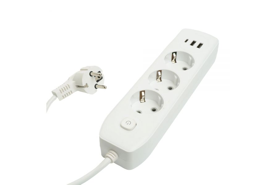 Удлинитель Stekker Home plus HM08-33-02 49977