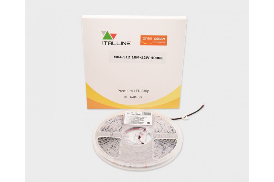 Светодиодная лента Italline M04-512 10M-12W-4000K