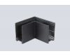Соединитель для накладного шинопровода 220V угловой Crystal Lux CLT 0.215 04 BL