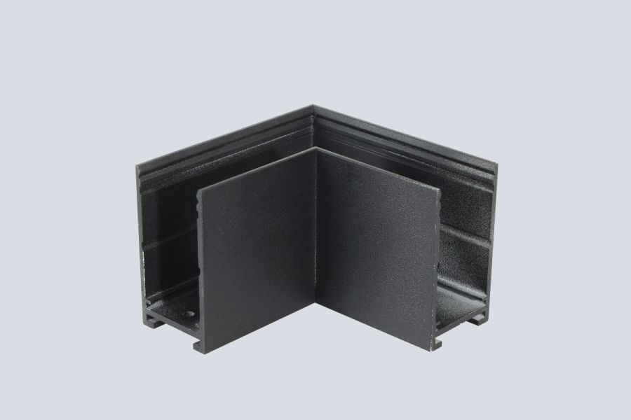 Соединитель для накладного шинопровода 220V угловой Crystal Lux CLT 0.215 04 BL