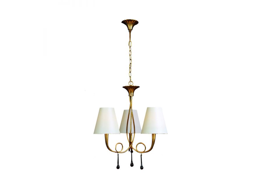 Подвесная люстра Mantra Paola Painted Gold 3542