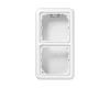 Коробка двухместная Jung CD582AWW
