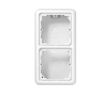 Коробка двухместная Jung CD582AWW