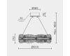 Подвесная люстра Modelux ML.6068.600 CP