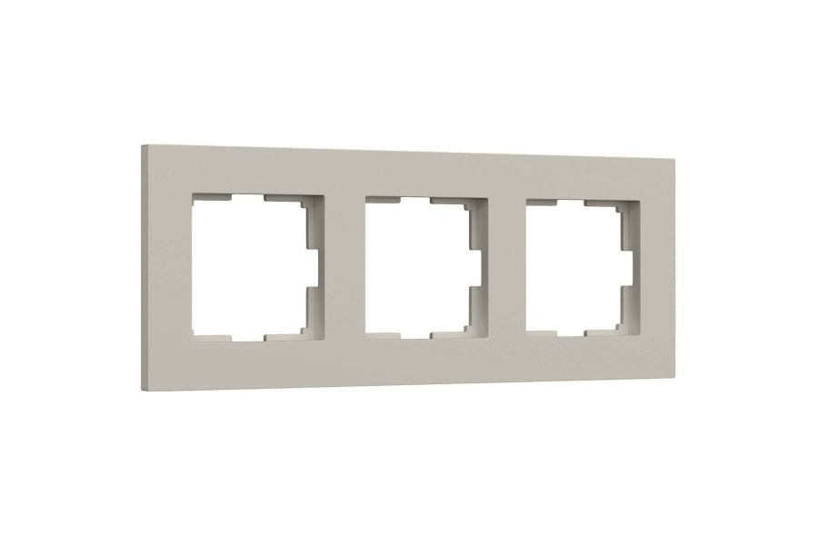 Рамка на 3 поста Werkel Slab (дымчатый софт) W0032917 4690389218439 a071626