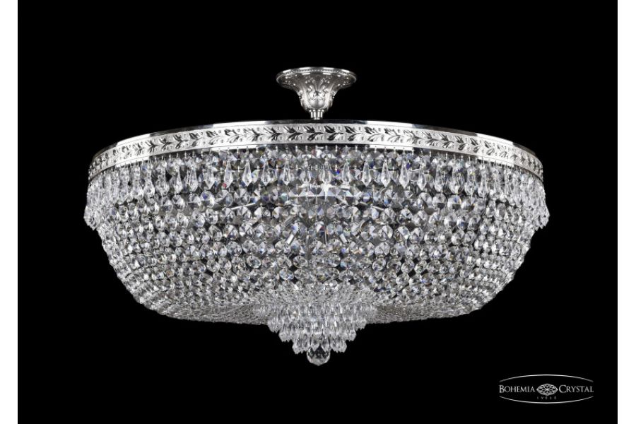 Люстра на штанге Bohemia Ivele Crystal 19271/80IV Ni