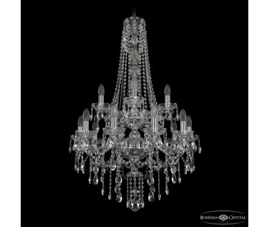 Подвесная люстра Bohemia Ivele Crystal 1415/10+5/220/h-102/2d Ni