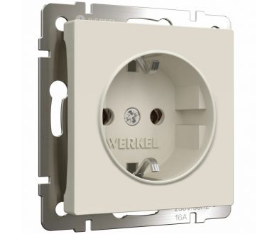 Розетка с заземлением Werkel 4690389184710 W1171062