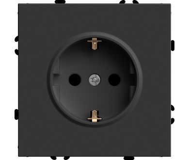 Розетка 1-местная с защитной шторкой Stekker RST16-5110-05 Эмили 49854