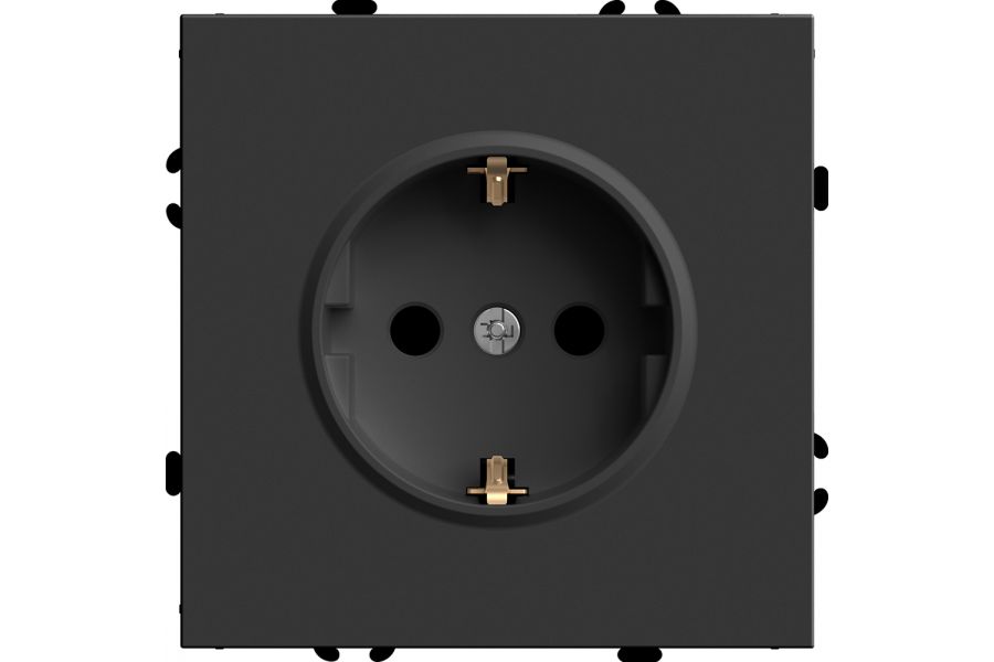 Розетка 1-местная с защитной шторкой Stekker RST16-5110-05 Эмили 49854