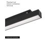 Трековый магнитный светильник Arlight MAG-FLEX-FLAT-L690-24W Day4000 (BK, 80 deg, 48V) 047207