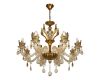 Подвесная люстра iLamp Asia 61078-8+4 BR