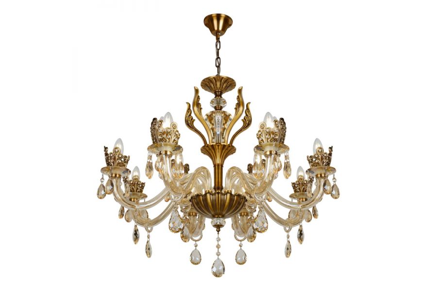Подвесная люстра iLamp Asia 61078-8+4 BR