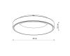 Потолочный cветильник Nowodvorski Nikki Round Led White 11204