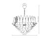 Подвесная люстра Modelux ML.6777.28P GD