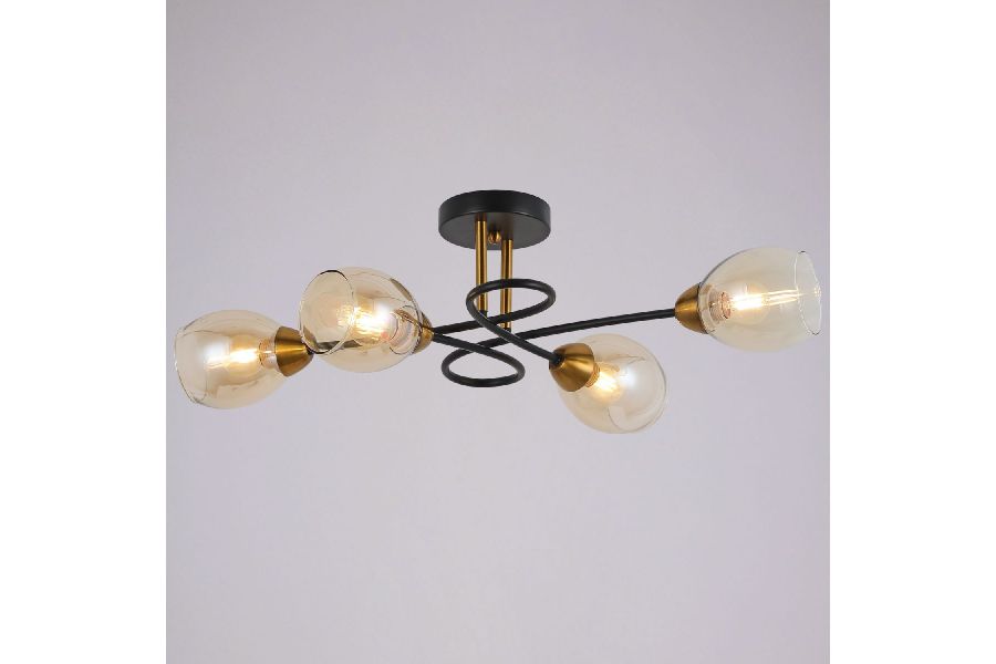 Потолочная люстра Illumico IL8263-4COU-79 BK GD Celeste