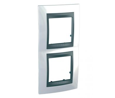 Рамка 2-постовая вертикальная Schneider Electric Unica Top MGU66.004V.292
