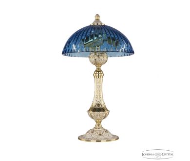 Настольная лампа Bohemia Ivele Crystal Florence 71100L/25 GW Aquamarine/H-1K