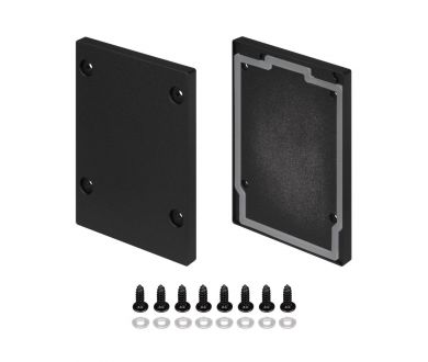 Заглушка Arlight IP-LINE-5475 BLACK глухая (Металл) 055283