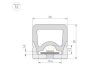 Силиконовый профиль Arlight WPH-FLEX-2020-TOP-S13-20m WHITE (Силикон) 062837