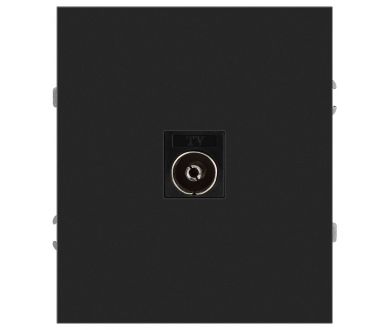 Розетка Эра Arktik 16-3101-05 TV одиночная антрацит Б0070468