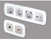 Рамка двухместная Ambrella Volt Coint OF640102